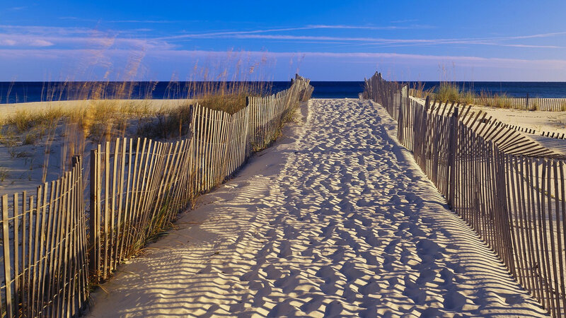 Sand Path to Beach