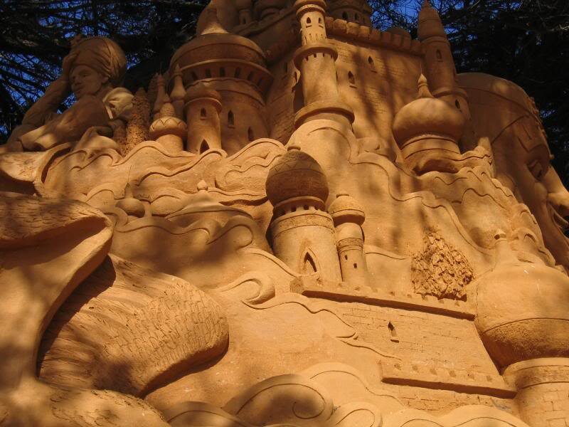 Sand Sculpture of Castle