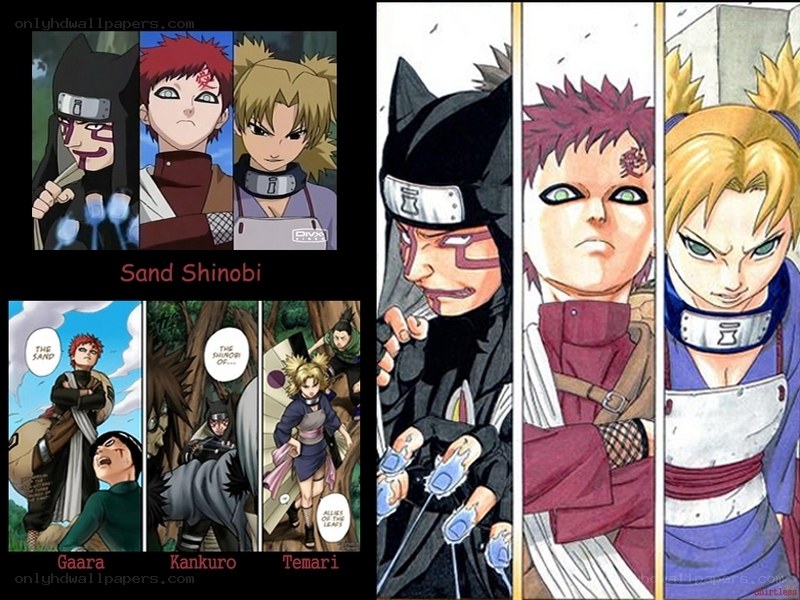 Sand Shinobi characters