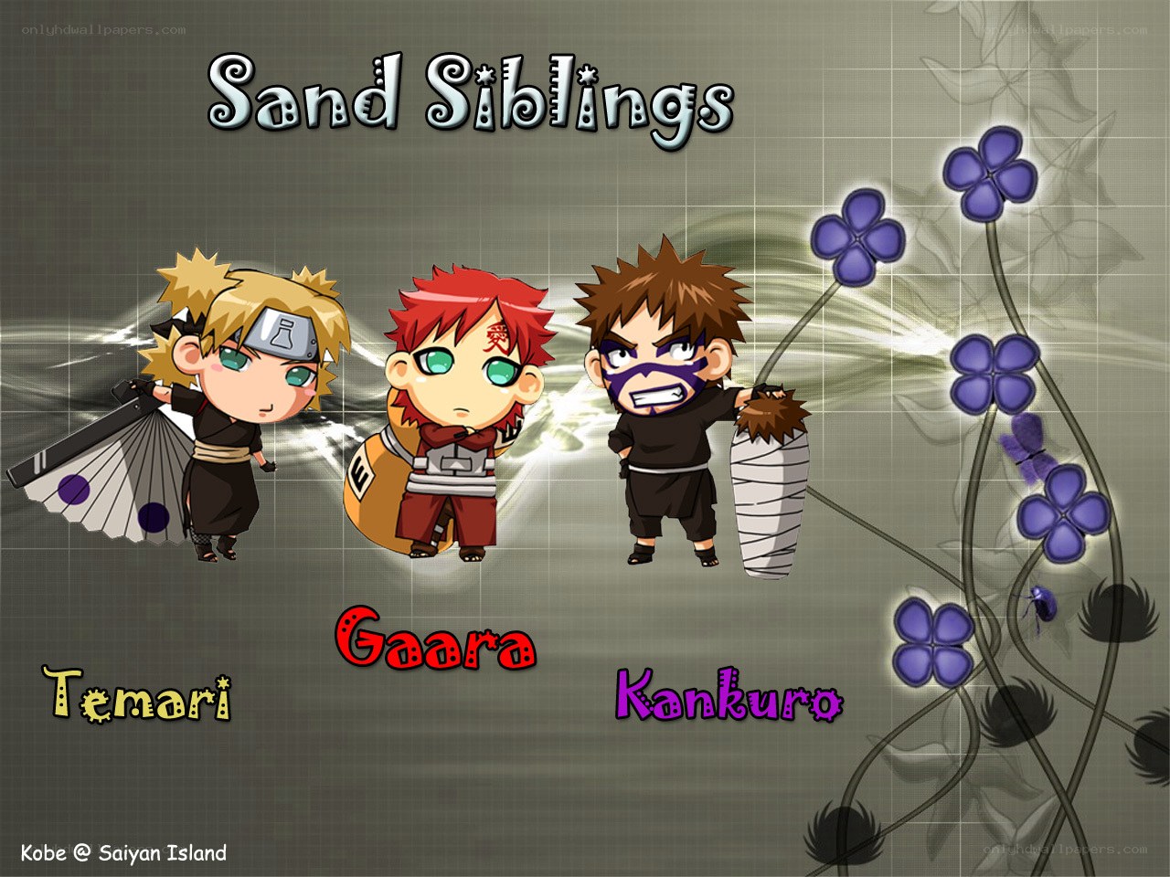 Sand Siblings Chibi Art