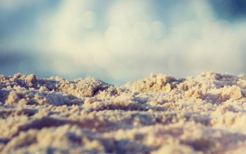 sand texture at the beach