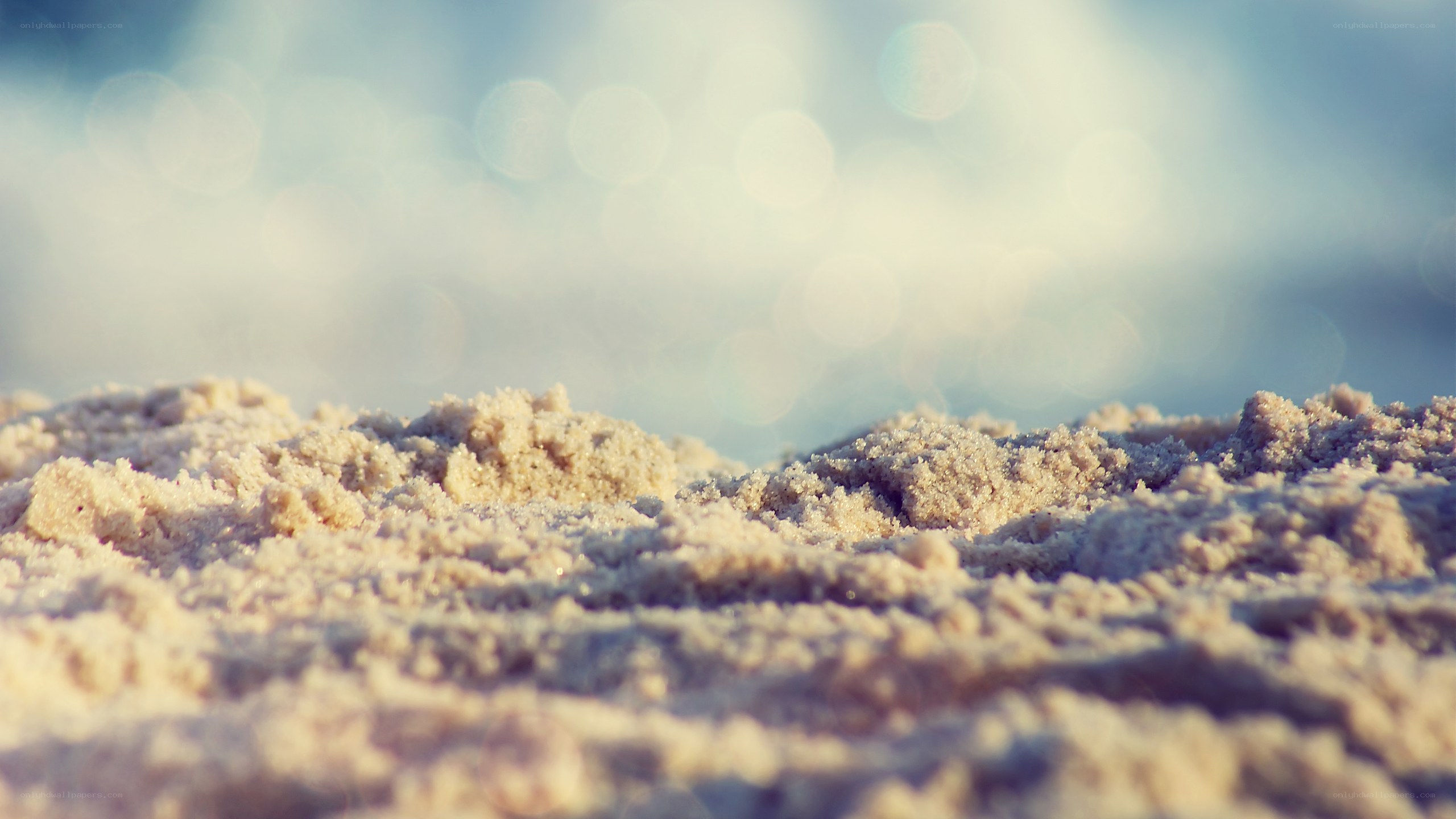 sand texture with bokeh background
