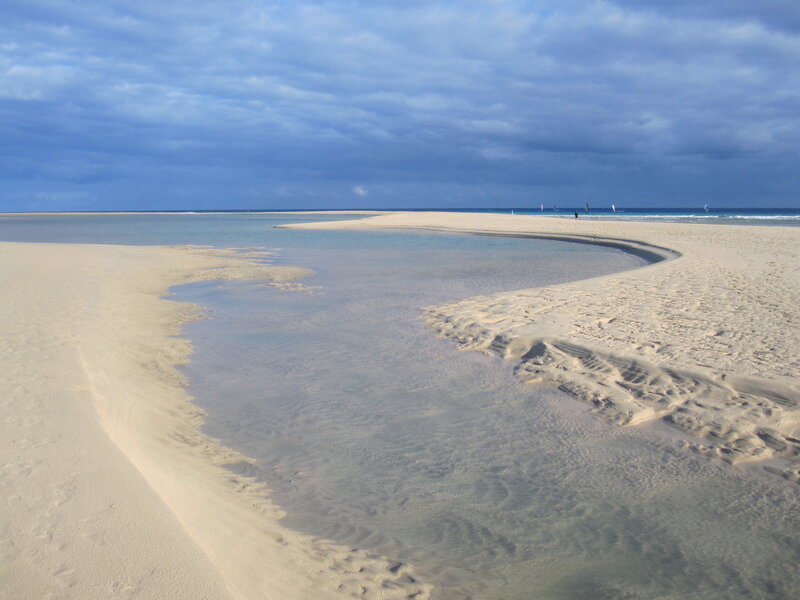 Sandbar with Shallow Water