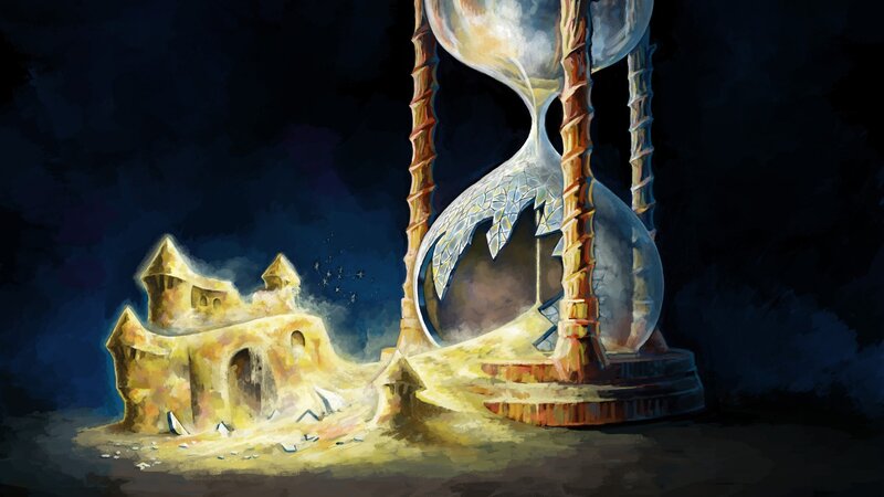Sandcastle and Hourglass