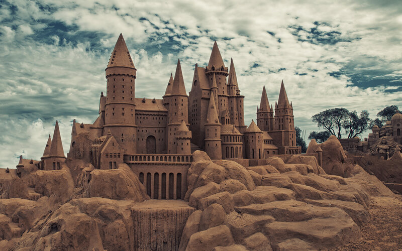 Sandcastle of Hogwarts