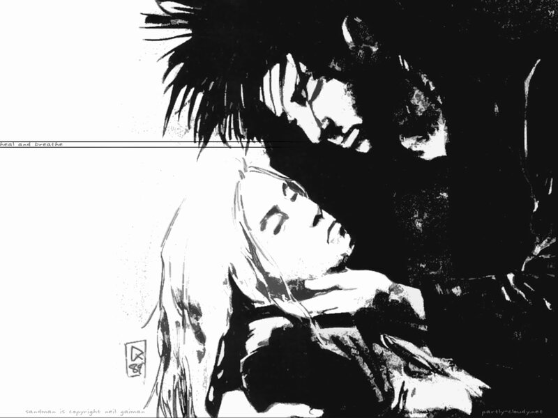 Sandman comic panel