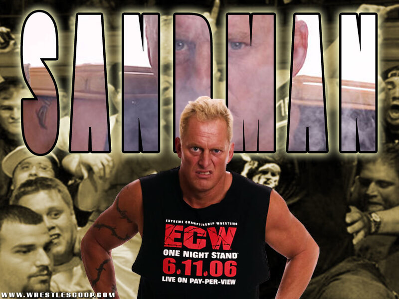 Sandman ECW wrestler