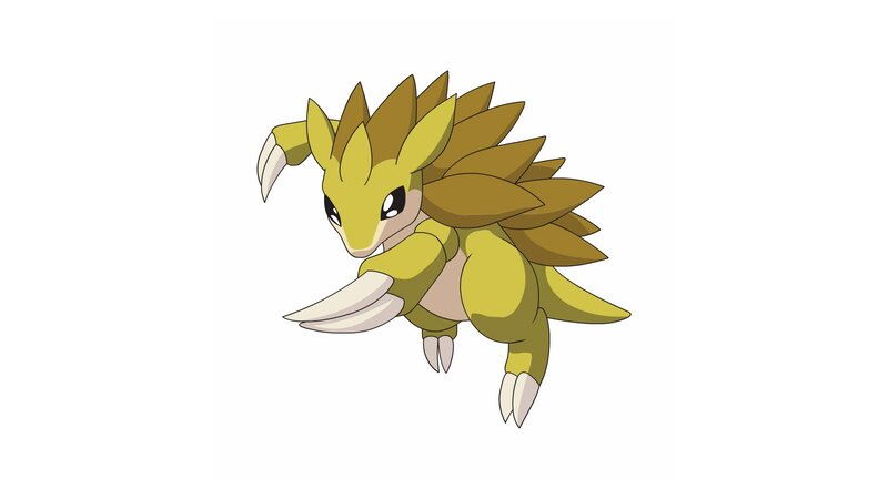 Sandslash Character — Yellow