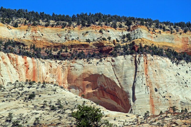 Sandstone Arch Formation — Blue, Dramatic