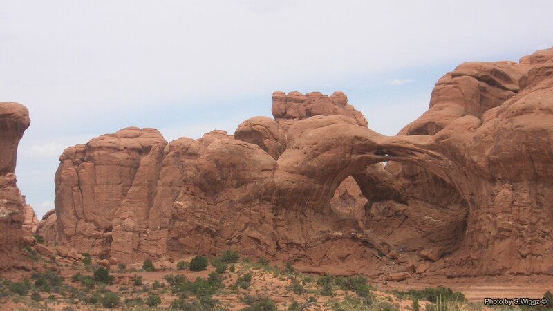 Sandstone Arch Formation — Brown