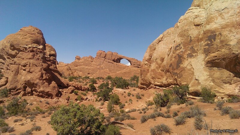 Sandstone Arch in Desert