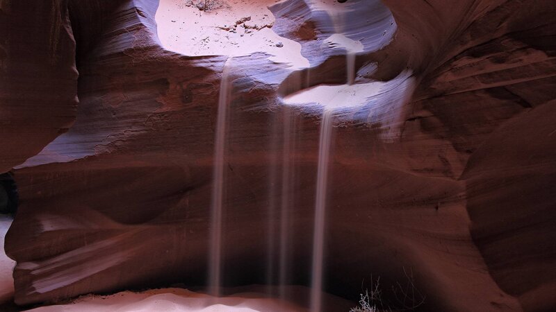 Sandstone Canyon Walls — Brown, Dramatic