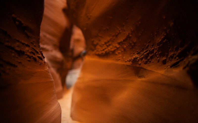 Sandstone Canyon Walls — Dramatic