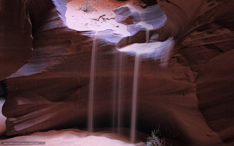 Sandstone Canyon Walls — Red, Dramatic
