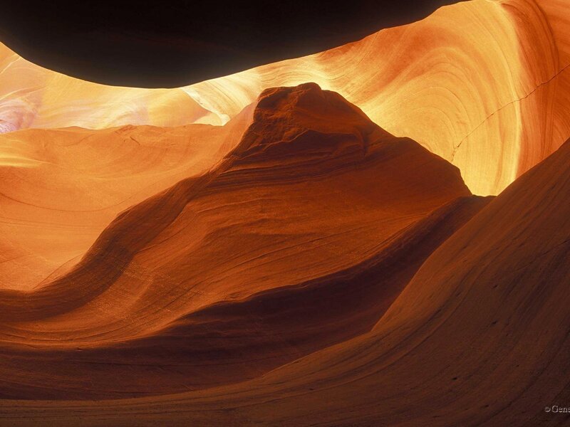Sandstone Formations — Orange, Dramatic