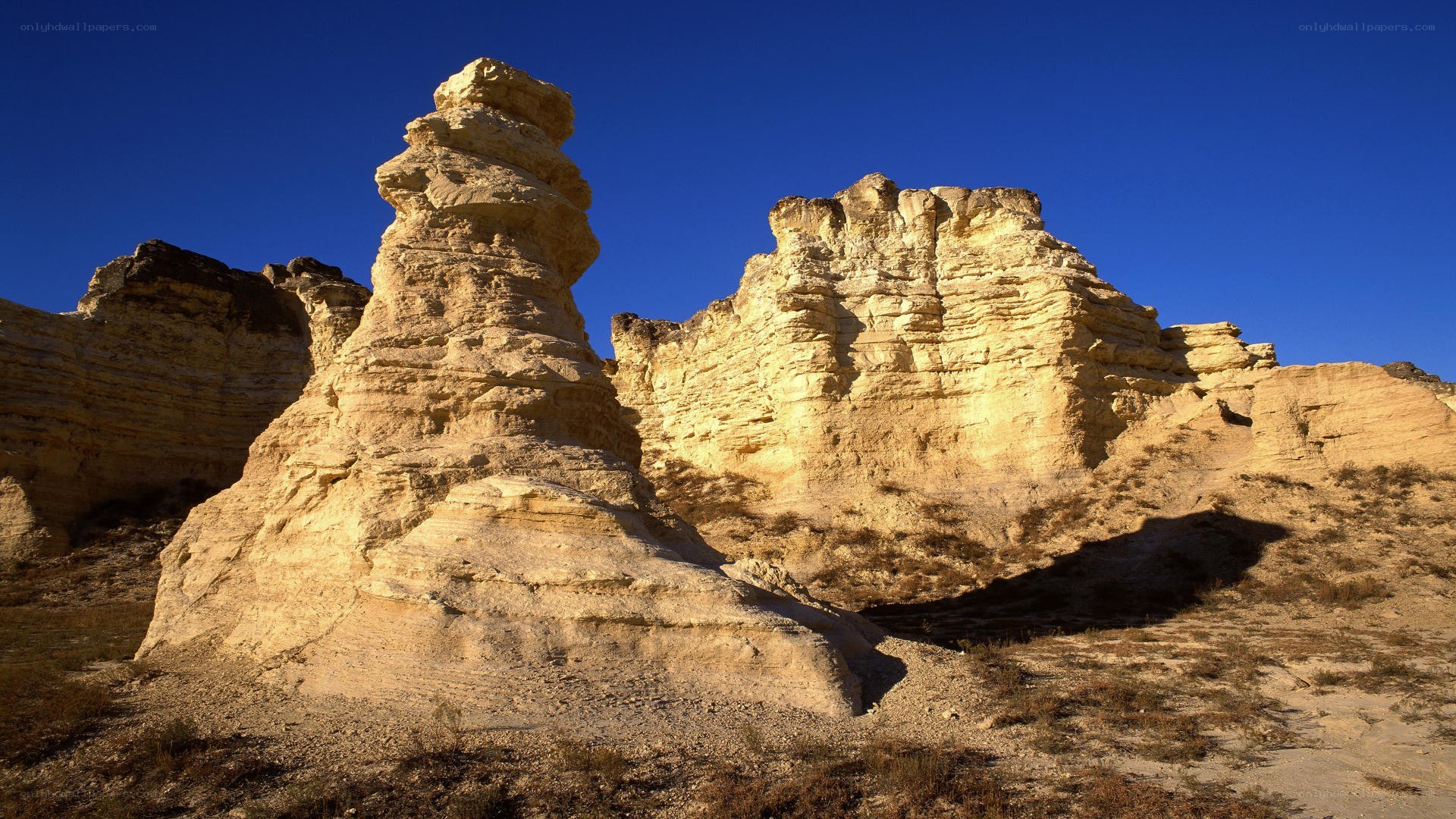 Sandstone rock formations