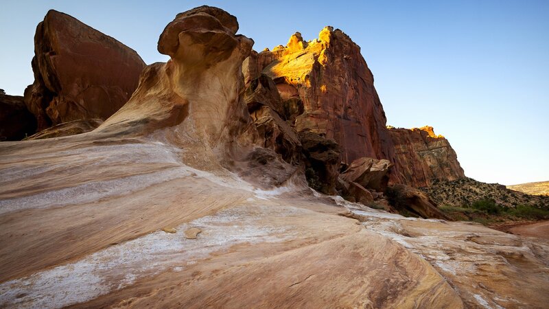 Sandstone Rock Formations — Brown, Dramatic