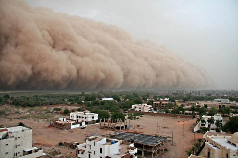Sandstorm over Town
