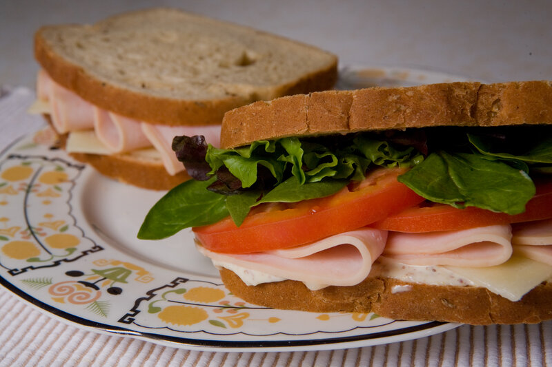 Sandwich on a Plate — Green