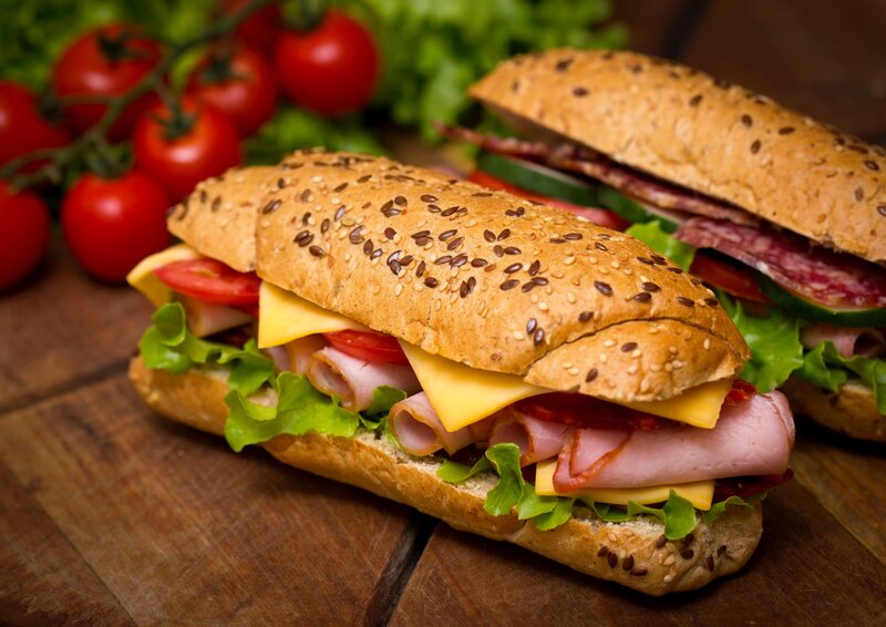 Sandwich with Ham and Cheese