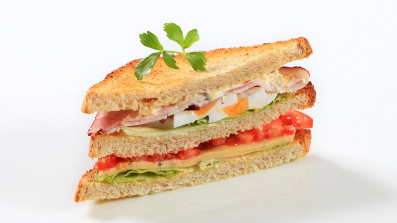 Sandwich with Ham and Egg