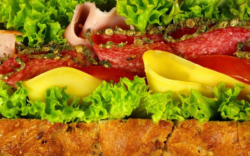 Sandwich with Meats and Cheese