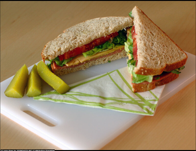 Sandwich with Pickles