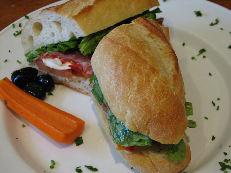 sandwich with vegetables