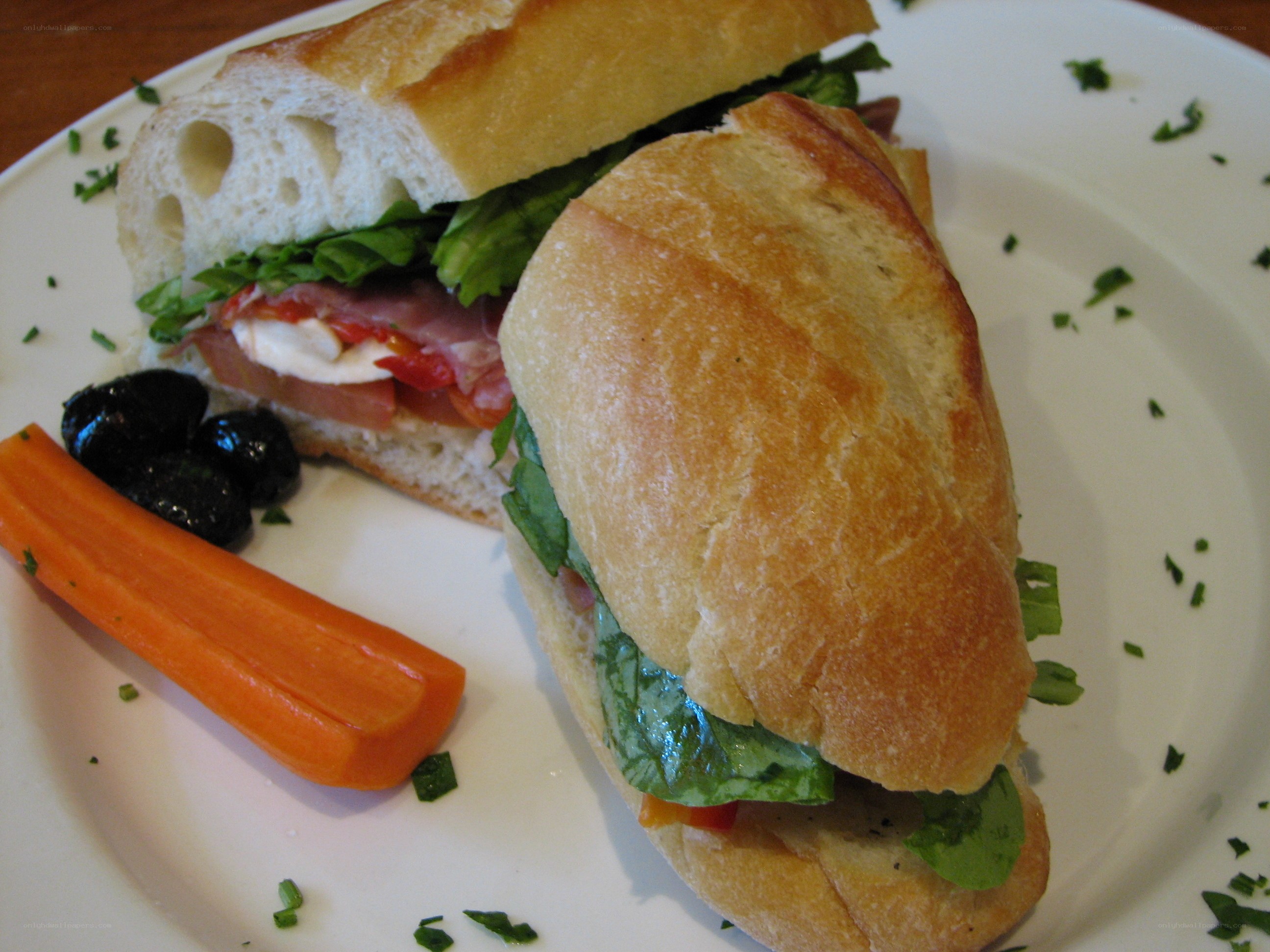 sandwich with vegetables