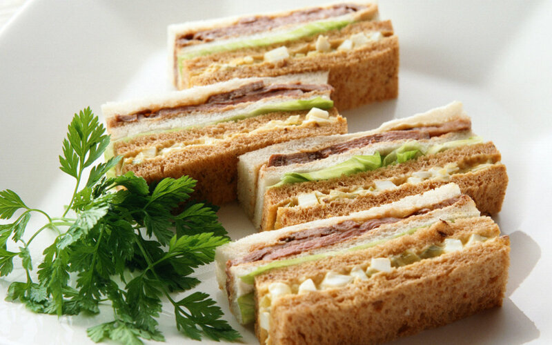 Sandwiches on a Plate