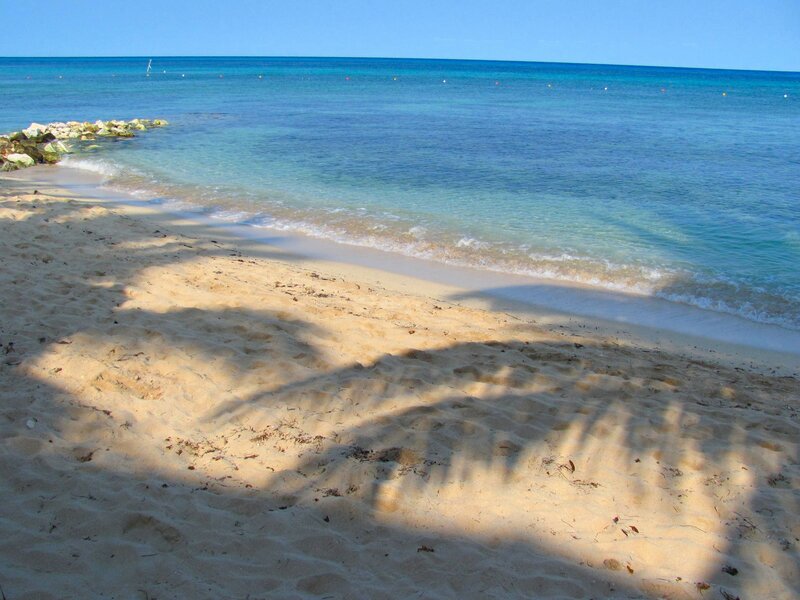Sandy Beach with Waves — Blue, Serene, Afternoon