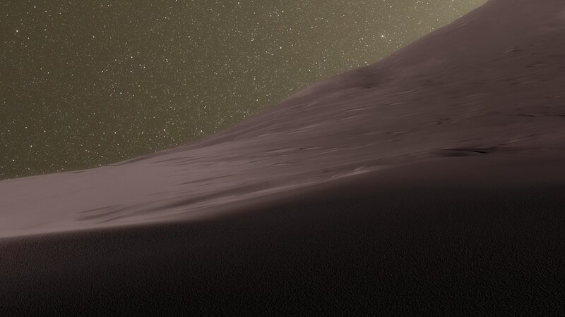 Sandy Dune under Stars