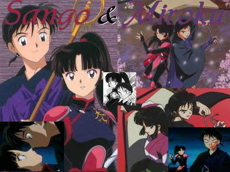 Sango and Miroku collage