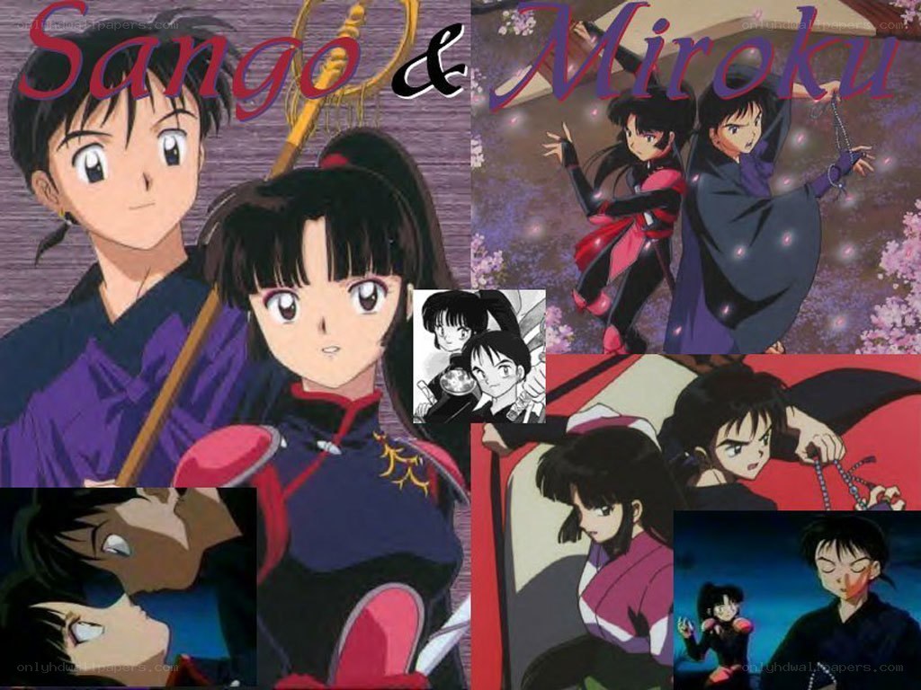 Sango and Miroku collage