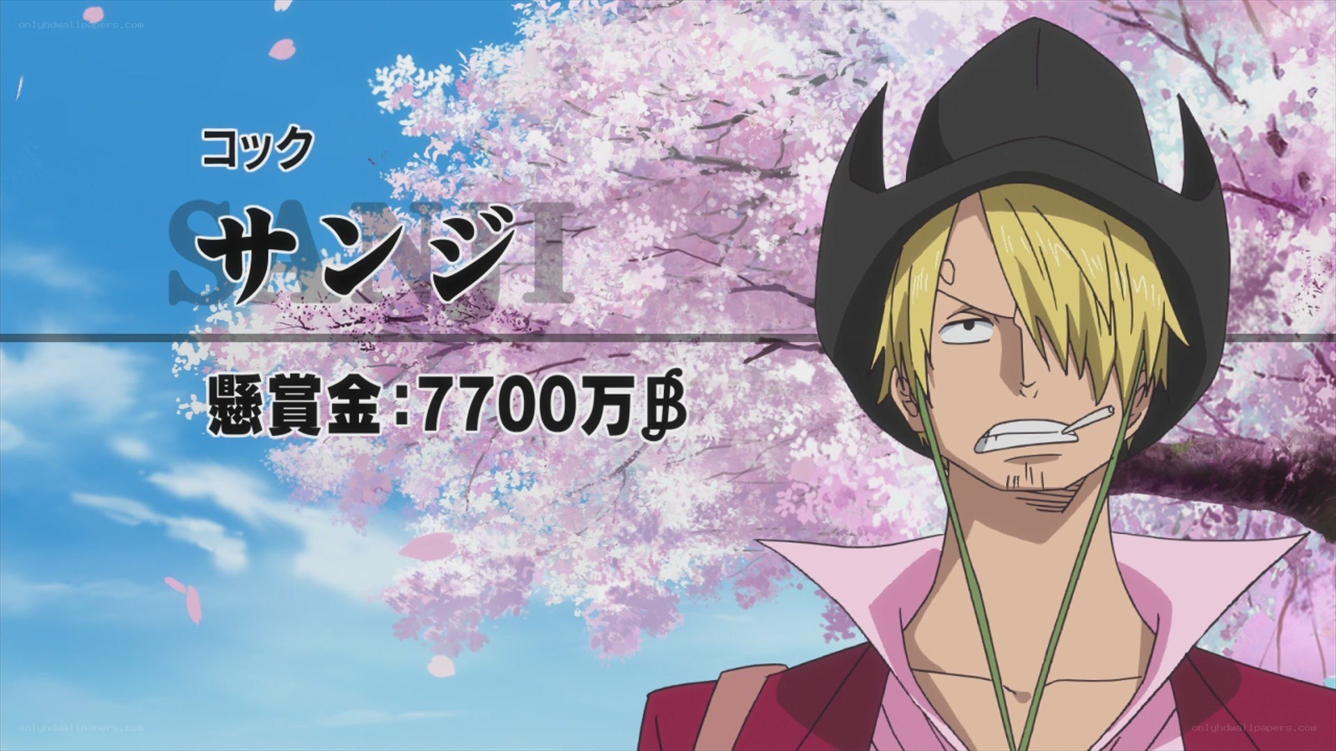 Sanji bounty reveal