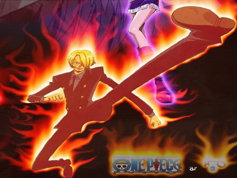 Sanji in Fire