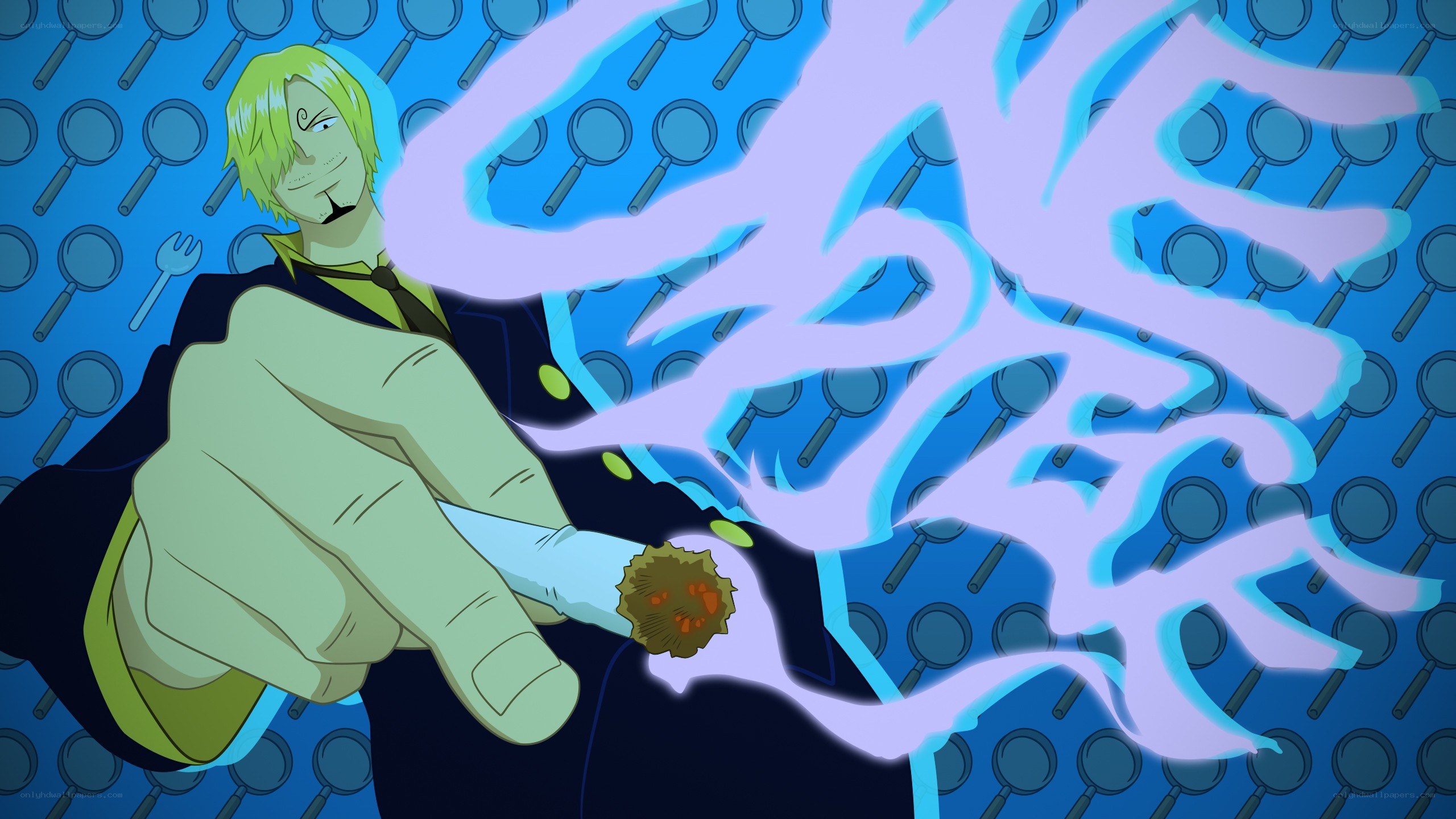 Sanji using his kick attack