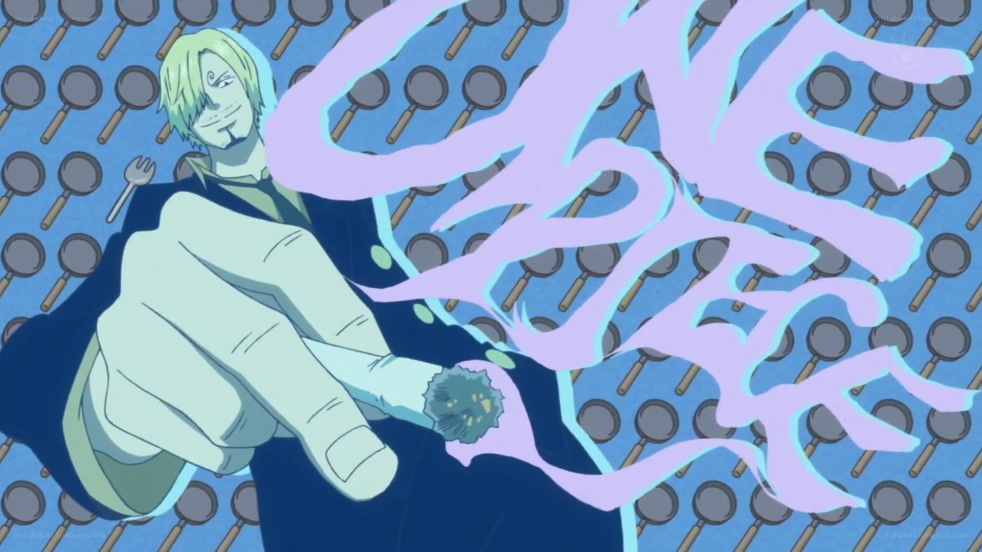 Sanji using his kick attack