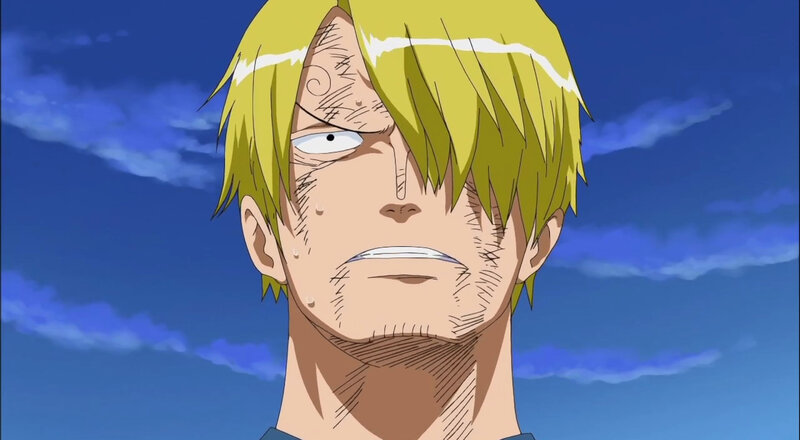 Sanji with a determined expression
