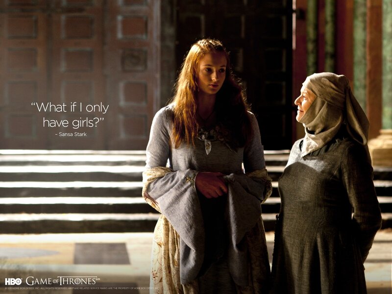 Sansa Stark's quote from Game of Thrones