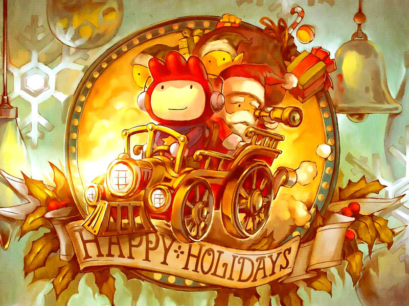 Santa and Characters on Train