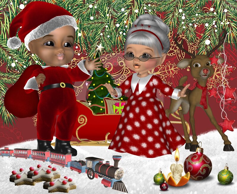 Santa and Mrs. Claus