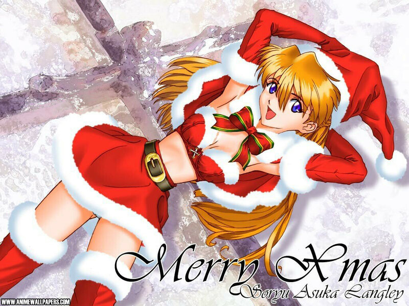 Santa-clad anime girl