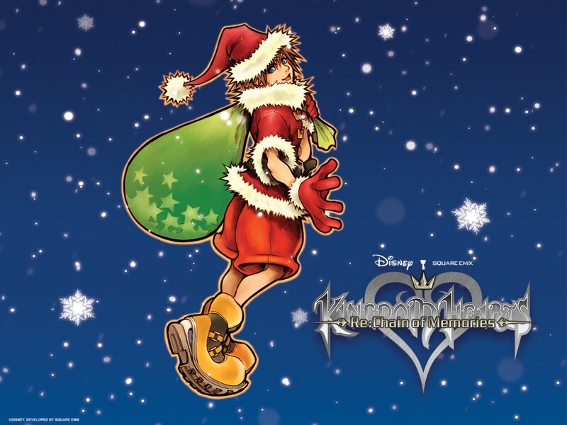 Santa-clad Character
