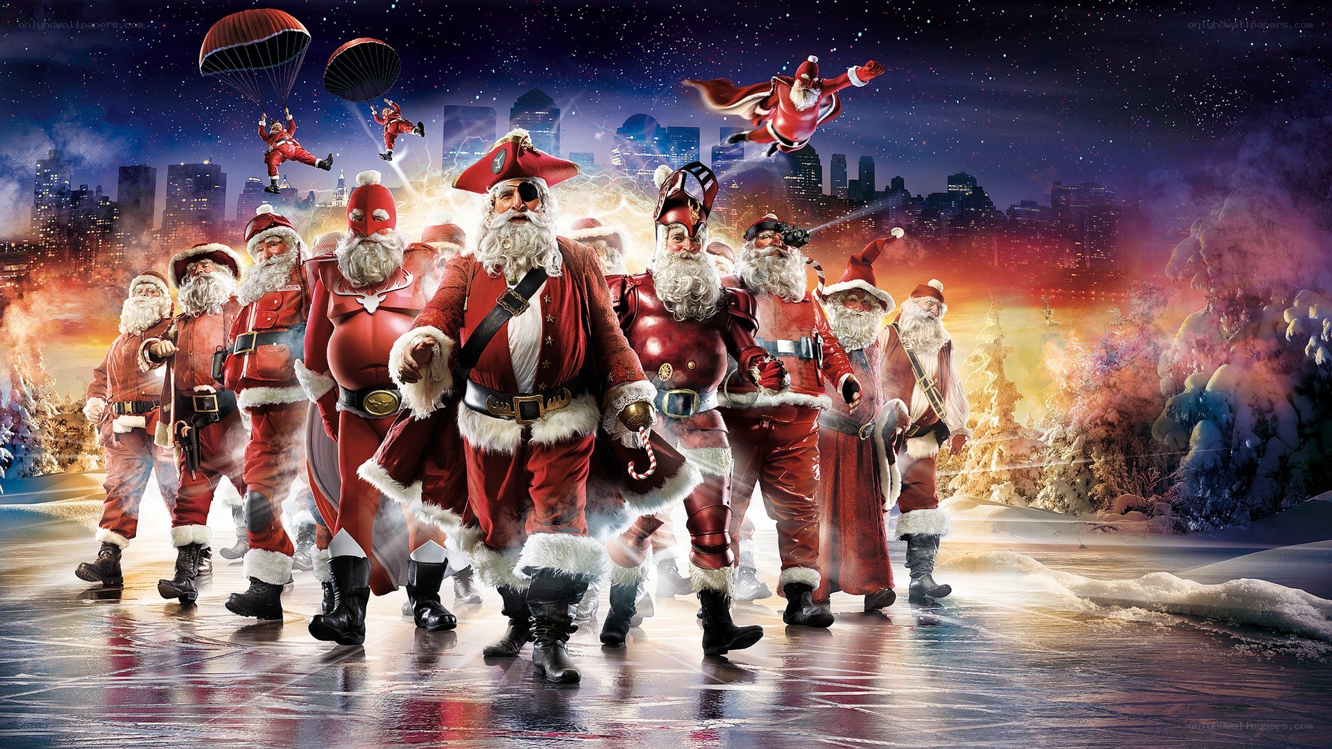 Santa Claus action team