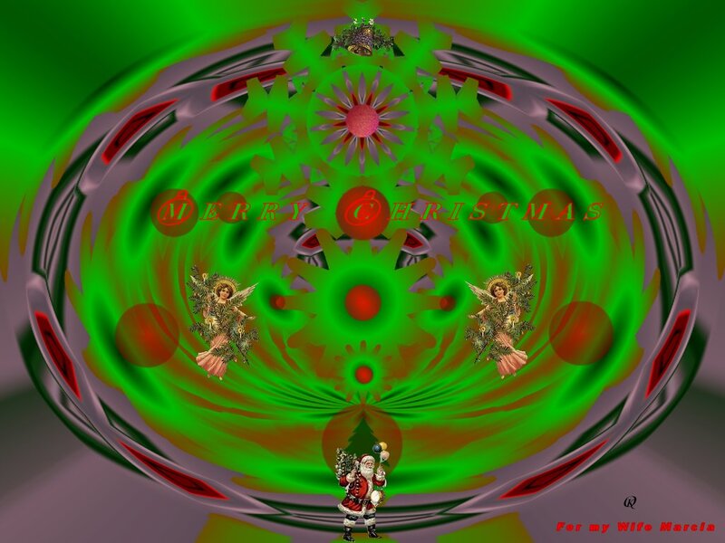Santa Claus and Angels