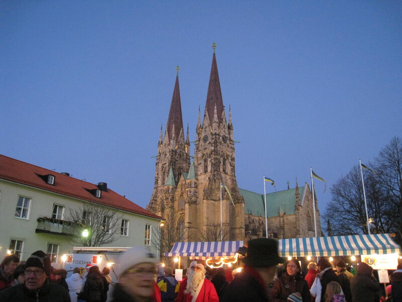 Santa Claus at Market