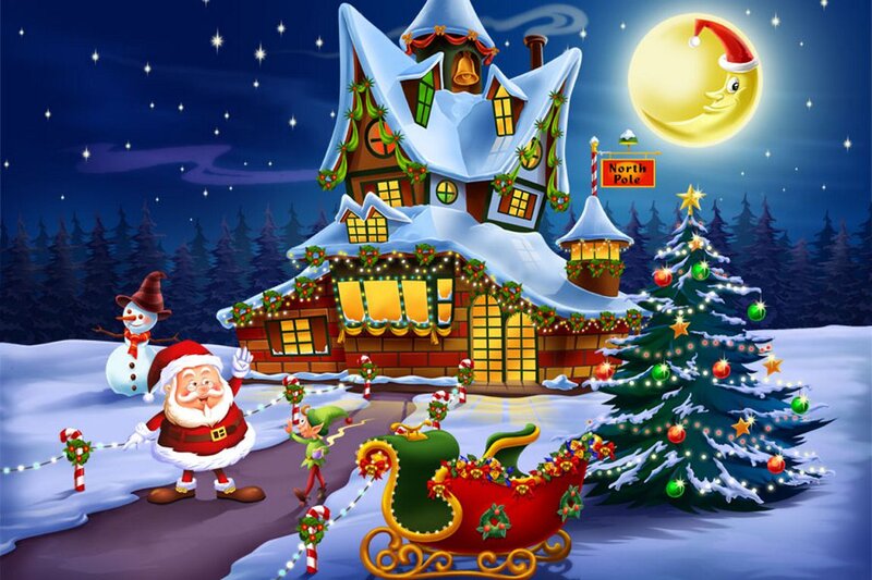 Santa Claus at North Pole
