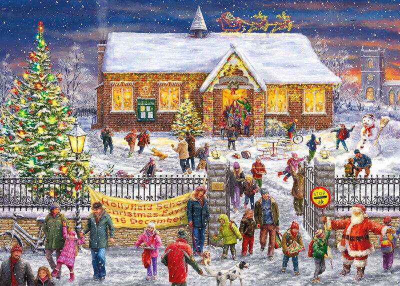 Santa Claus at School Fair