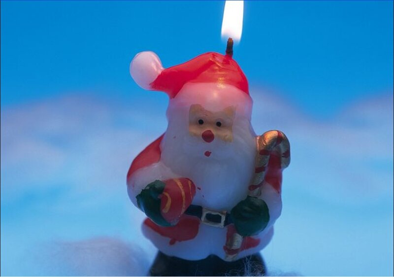 Santa Claus Candle